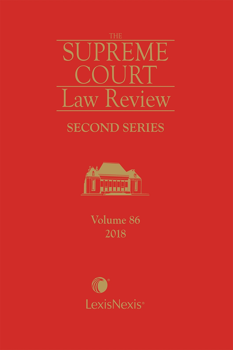 Supreme Court Law Review, 2nd Series, Volume 86