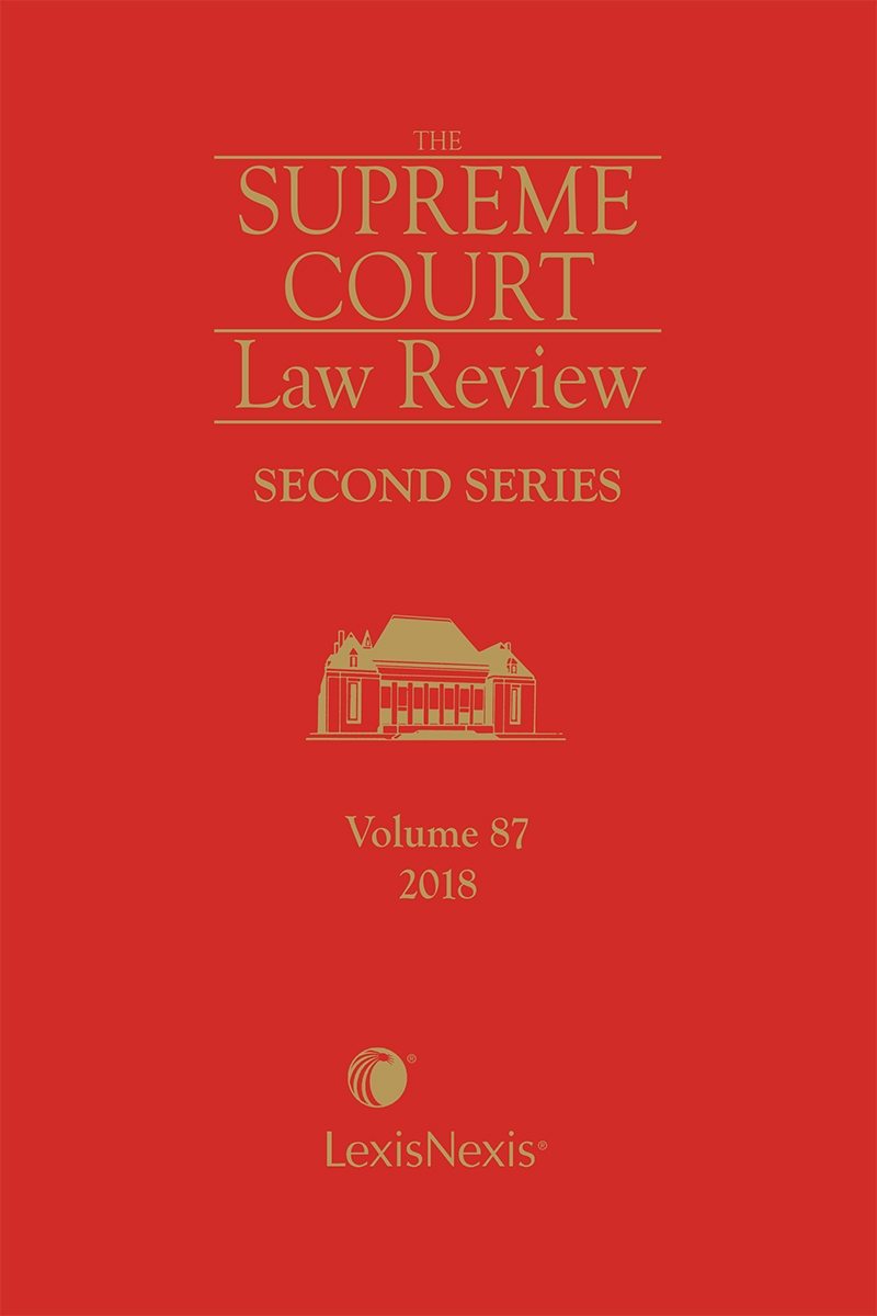 Supreme Court Law Review, 2nd Series, Volume 87