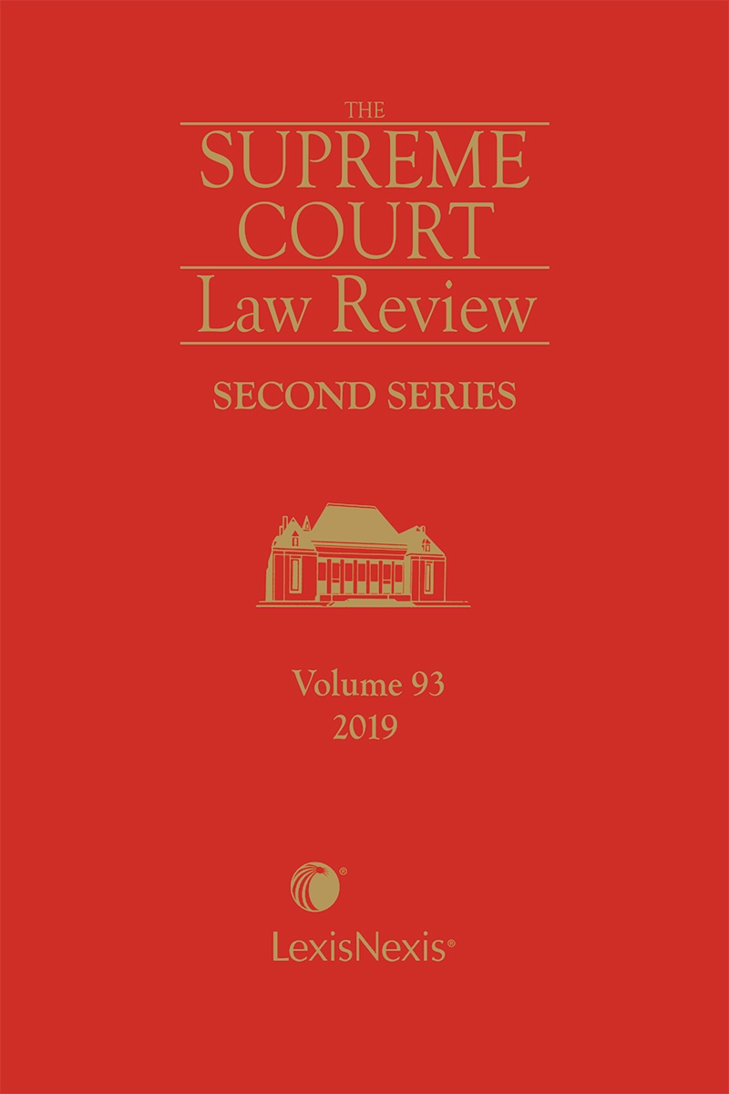 Supreme Court Law Review, 2nd Series, Volume 93