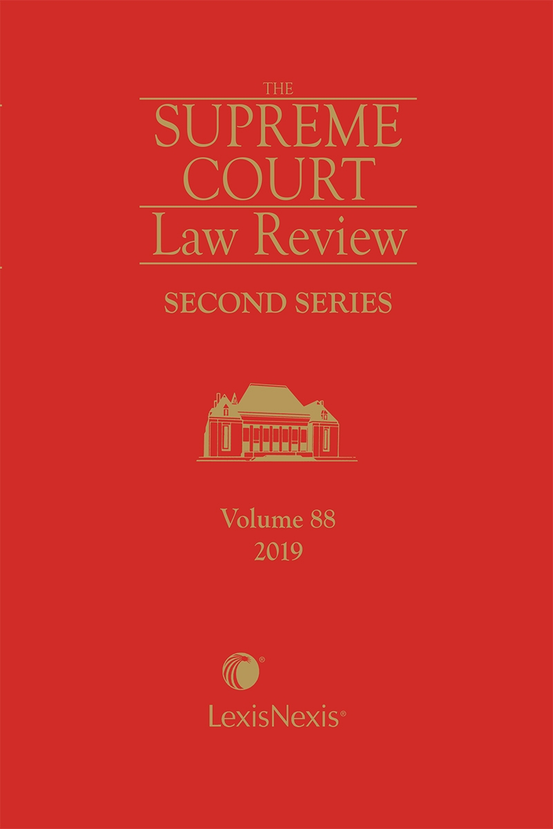 Supreme Court Law Review, 2nd Series, Volume 88