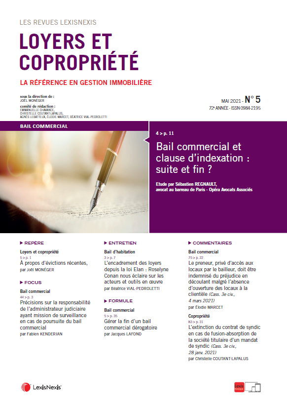 Loyers et copropriété