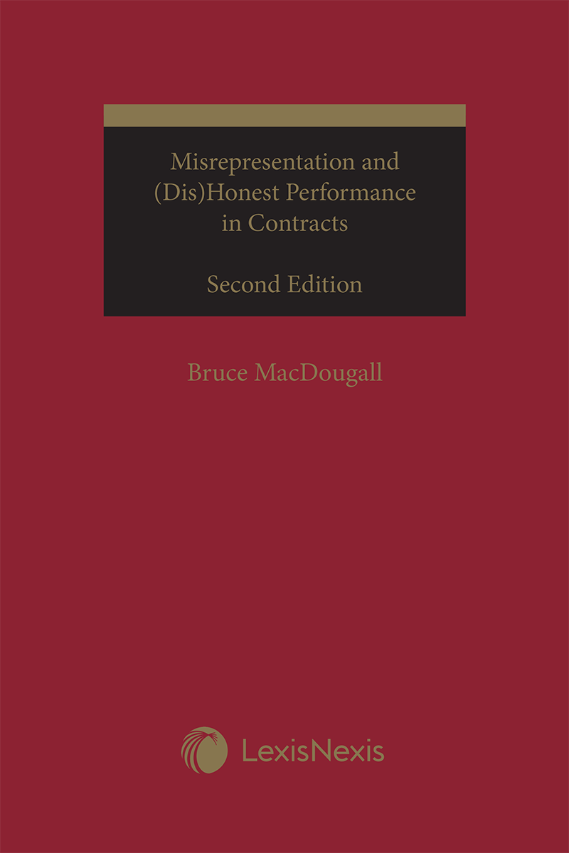 Misrepresentation and (Dis)Honest Performance in Contracts, 2nd Edition