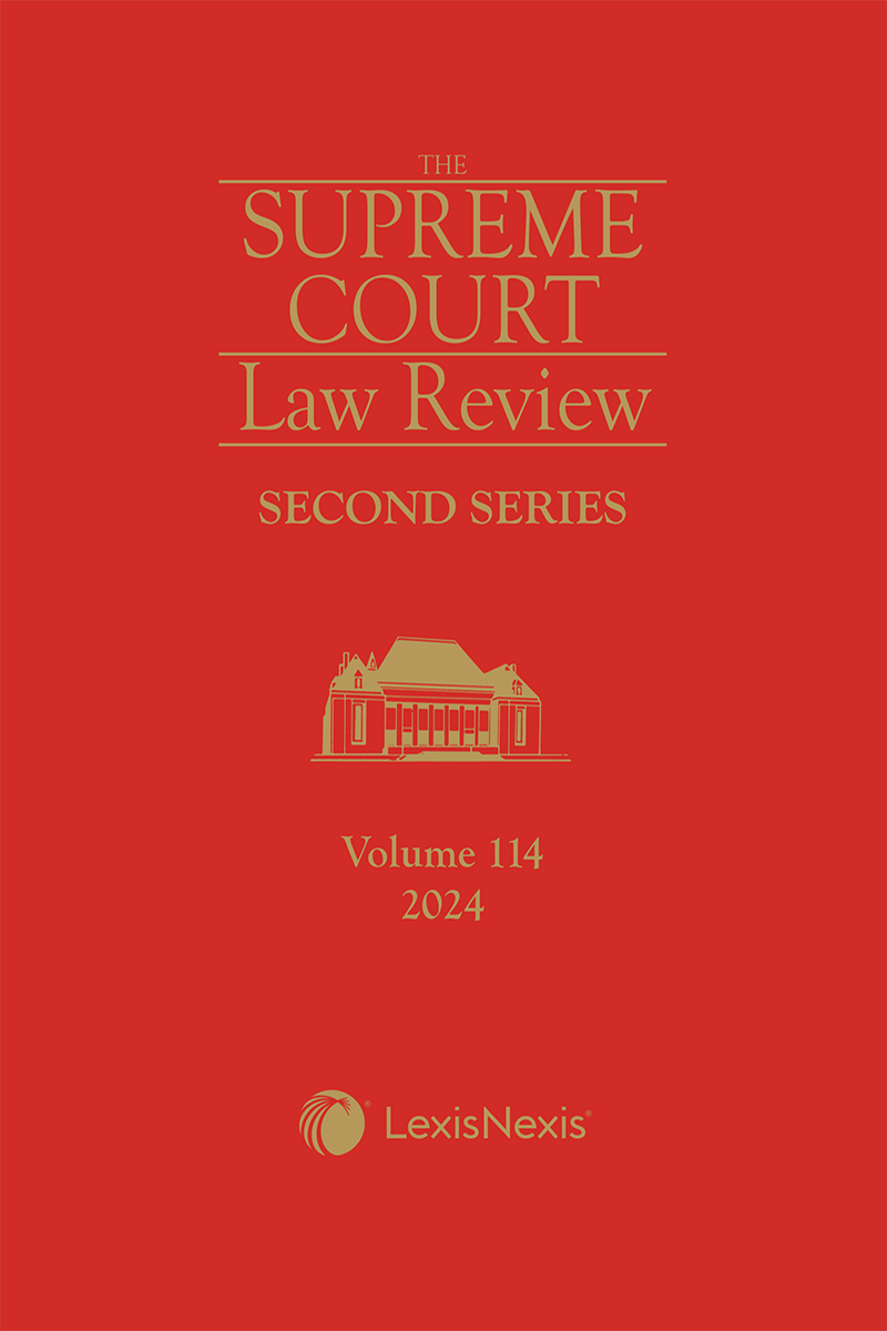 Supreme Court Law Review, 2nd Series, Volume 114