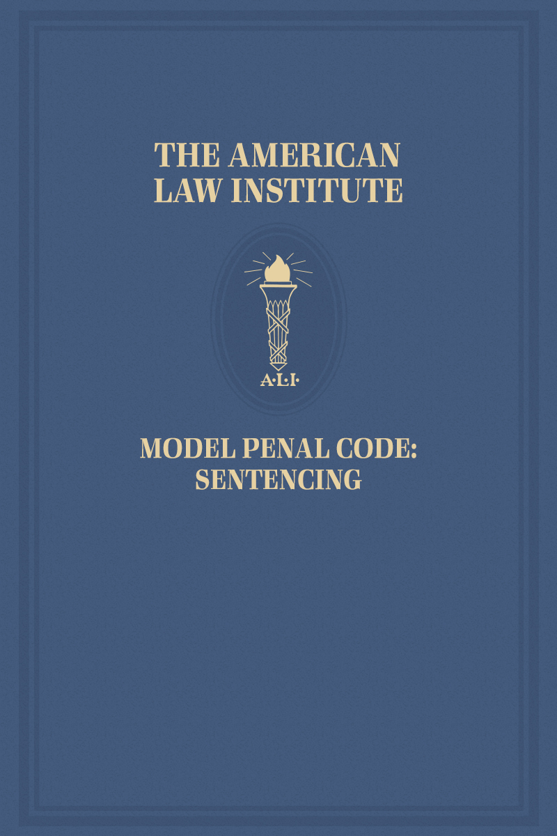 Model Penal Code: Sentencing book cover