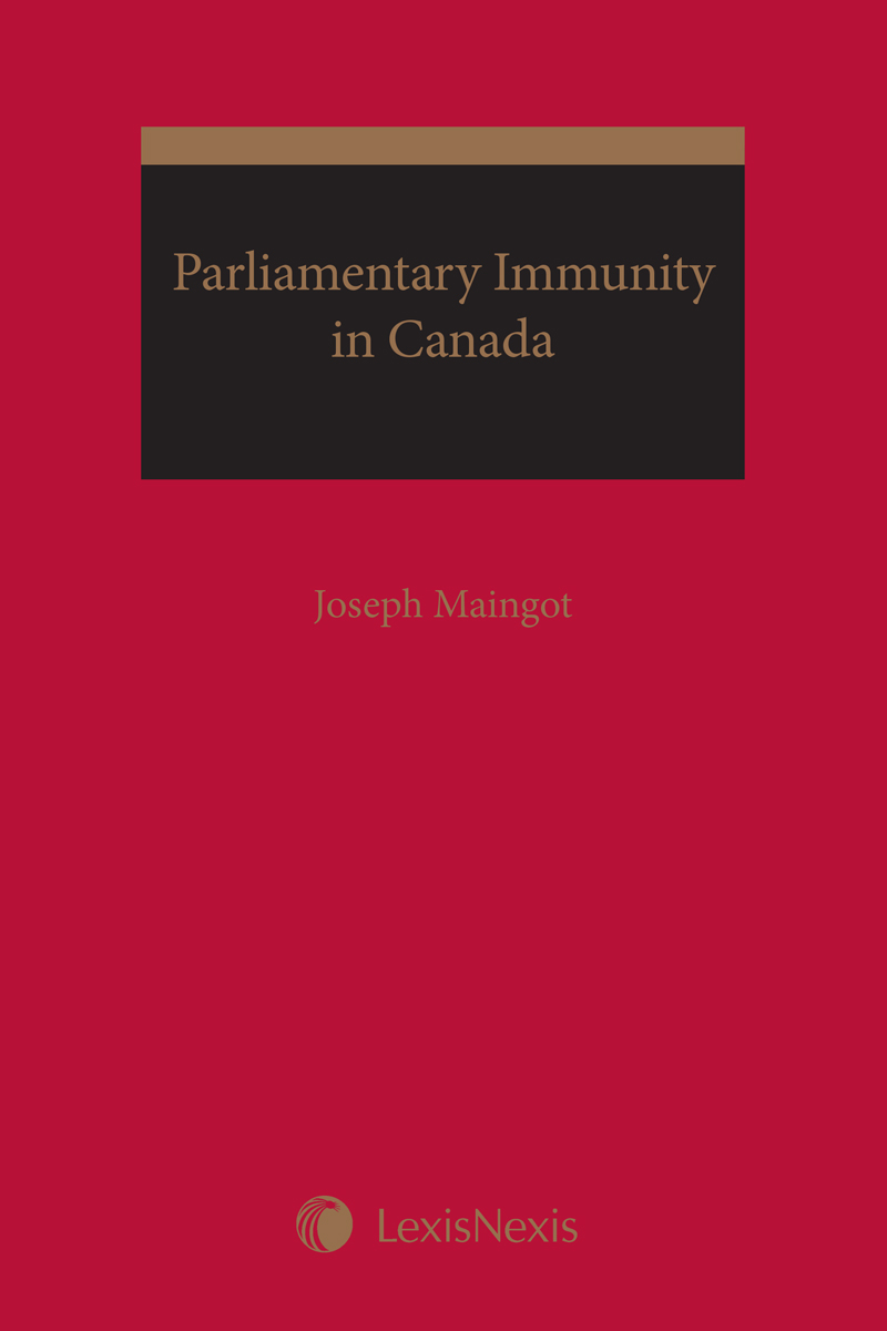 Parliamentary Immunity in Canada