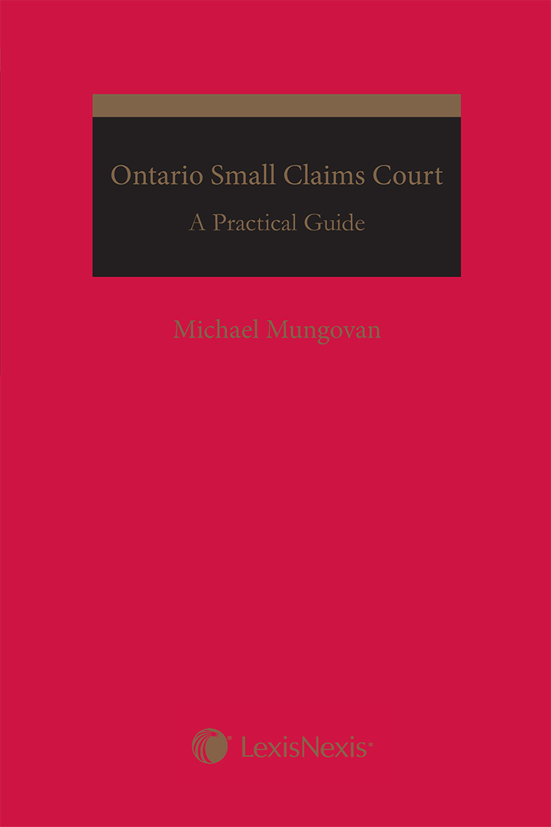 Ontario Small Claims Court - A Practical Guide