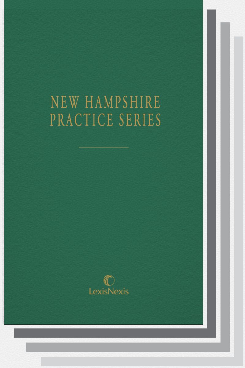 New Hampshire Practice Series: Volumes 1-17 with softbound index and tables volumes