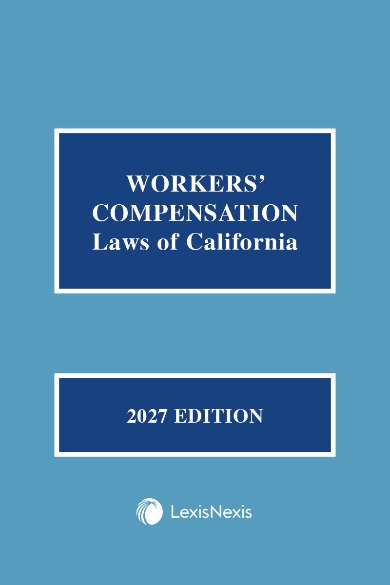 Workers' Compensation Laws of California book cover