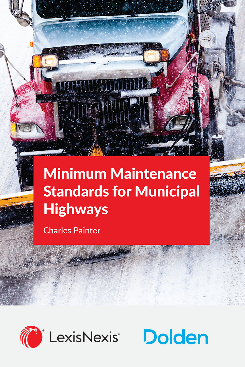 Minimum Maintenance Standards for Municipal Highways