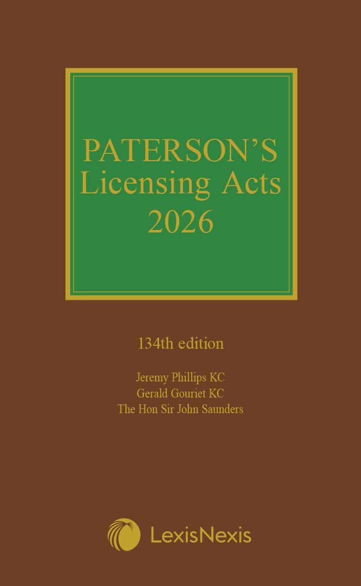 Paterson's Licensing Acts 2026 including CD-ROM