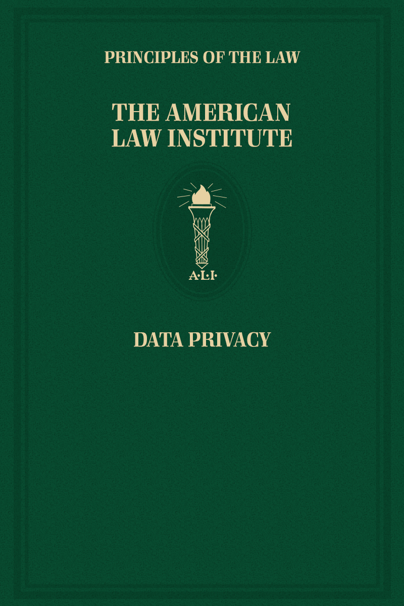 Principles of the Law Data Privacy book cover