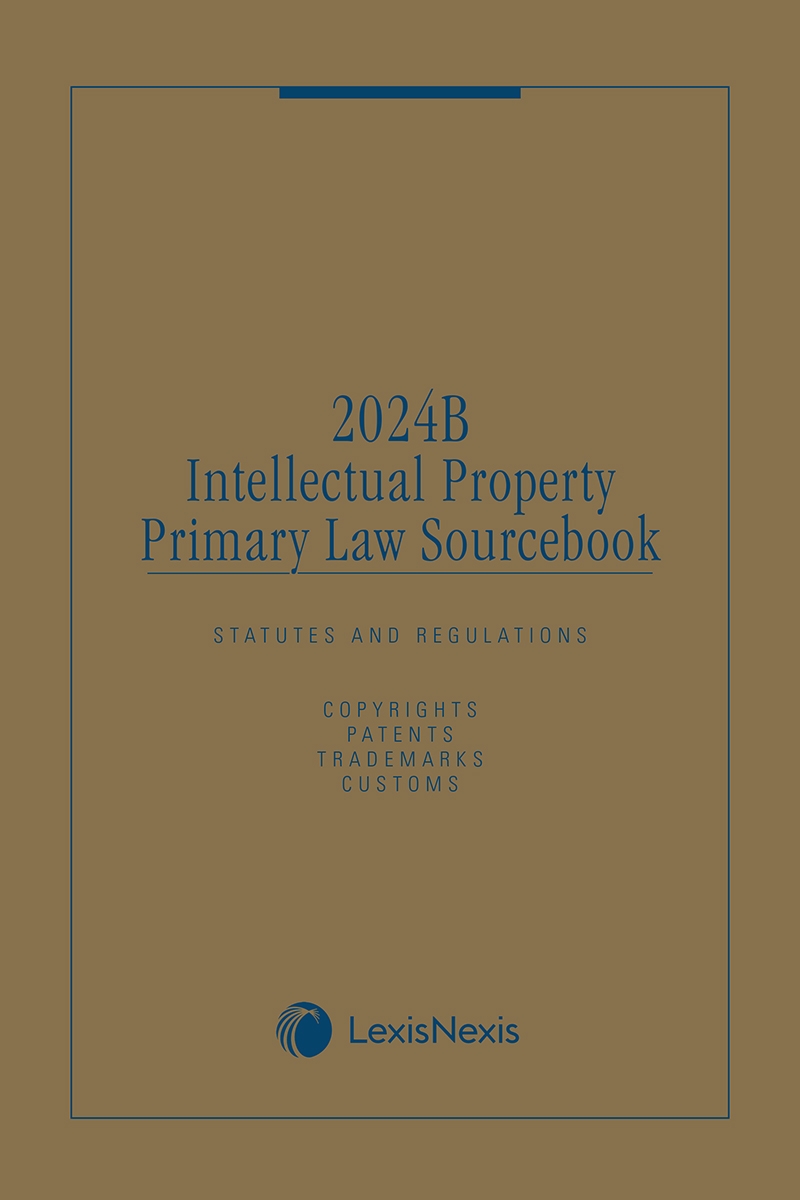 Intellectual Property Primary Law Sourcebook Book Cover