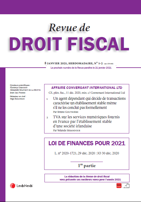 Revue de Droit fiscal 