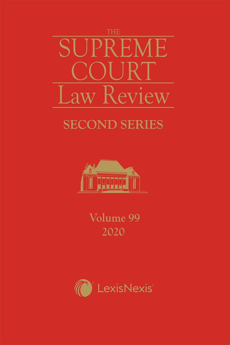 Supreme Court Law Review, 2nd Series, Volume 99