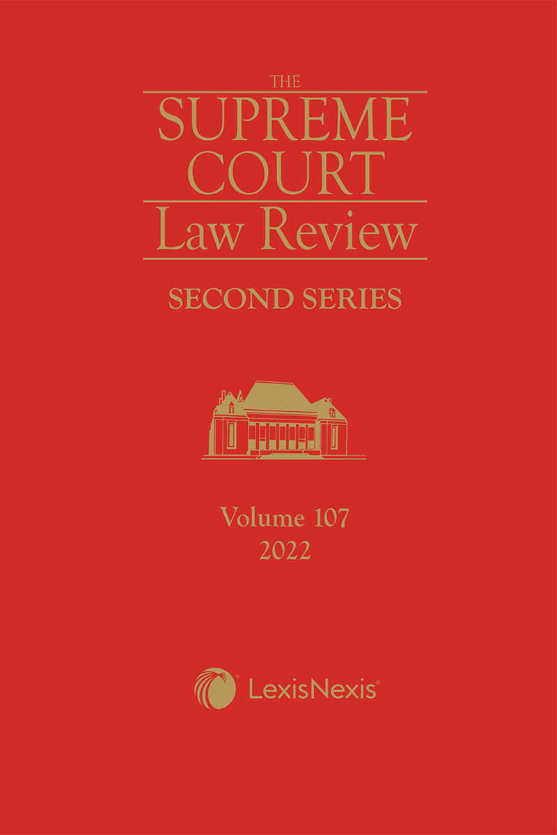 Supreme Court Law Review, 2nd Series, Volume 107