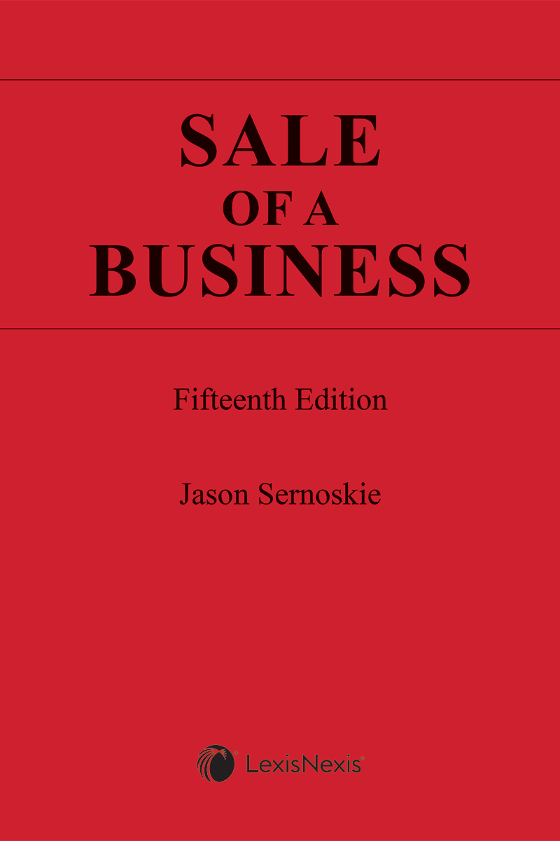 Sale of a Business, 15th Edition + USB
