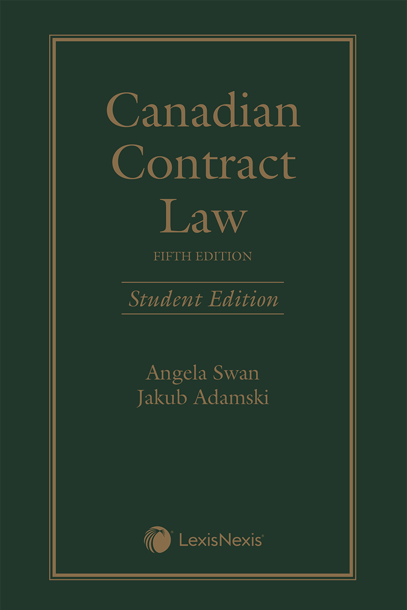 Canadian Contract Law, 5th Edition – Student Edition