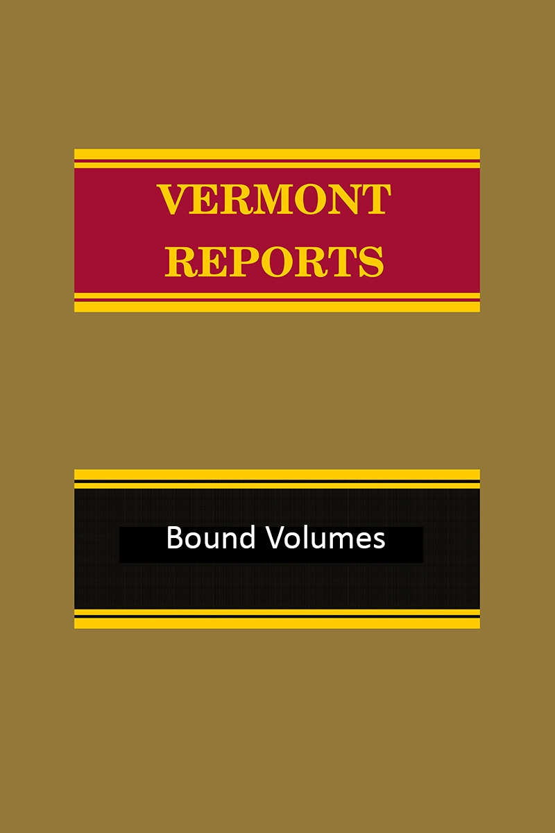 Vermont Reports Bound Volumes (Set)