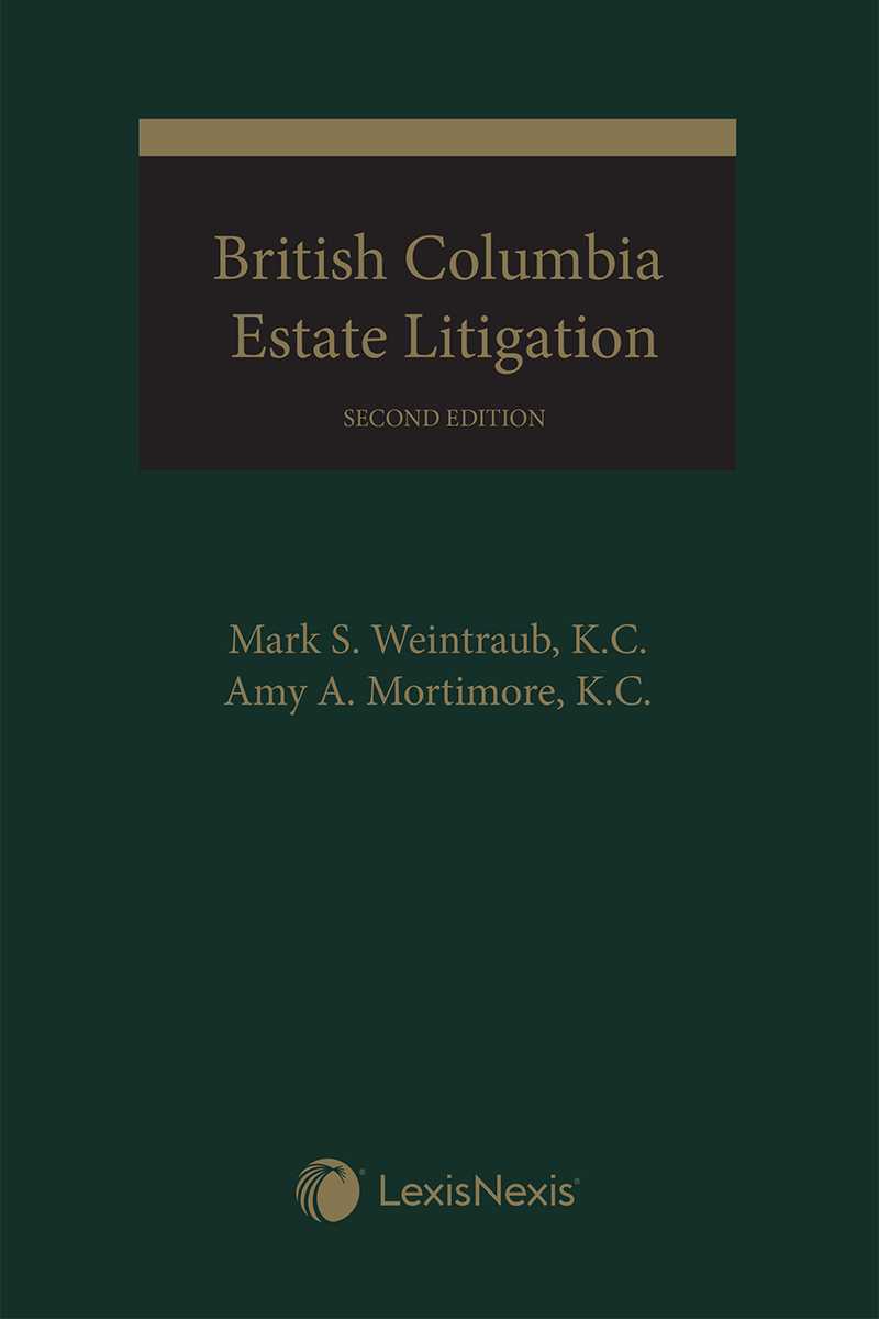 British Columbia Estate Litigation, 2nd Edition