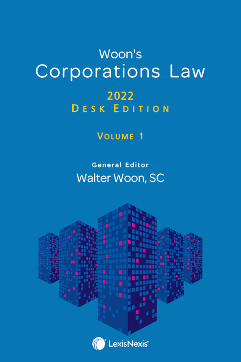 Woon’s Corporations Law 2022 Desk Edition