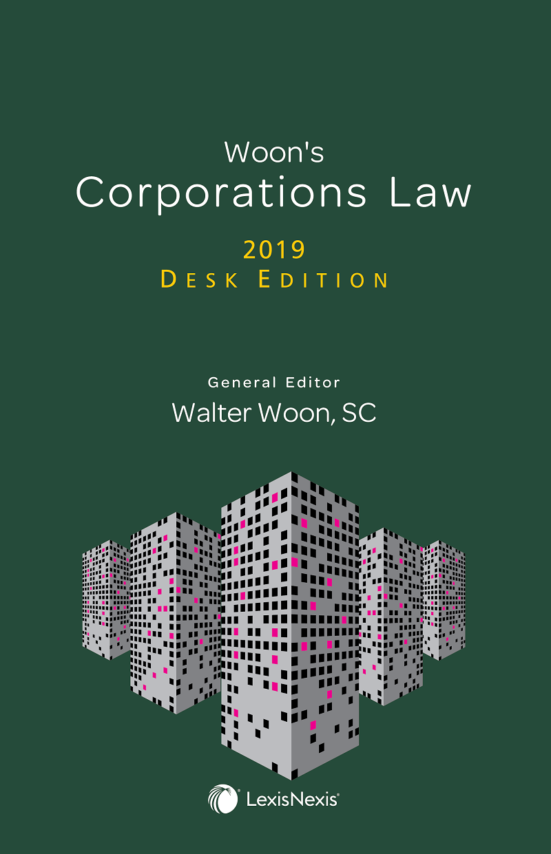 Woon's Corporations Law, 2019 Desk Edition